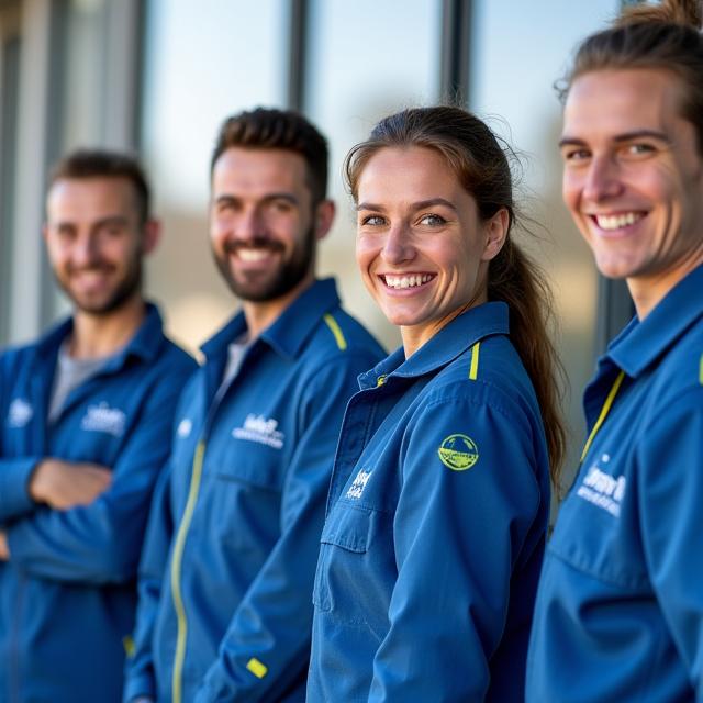 Alpine Gleam Fensterreinigung Team Graz