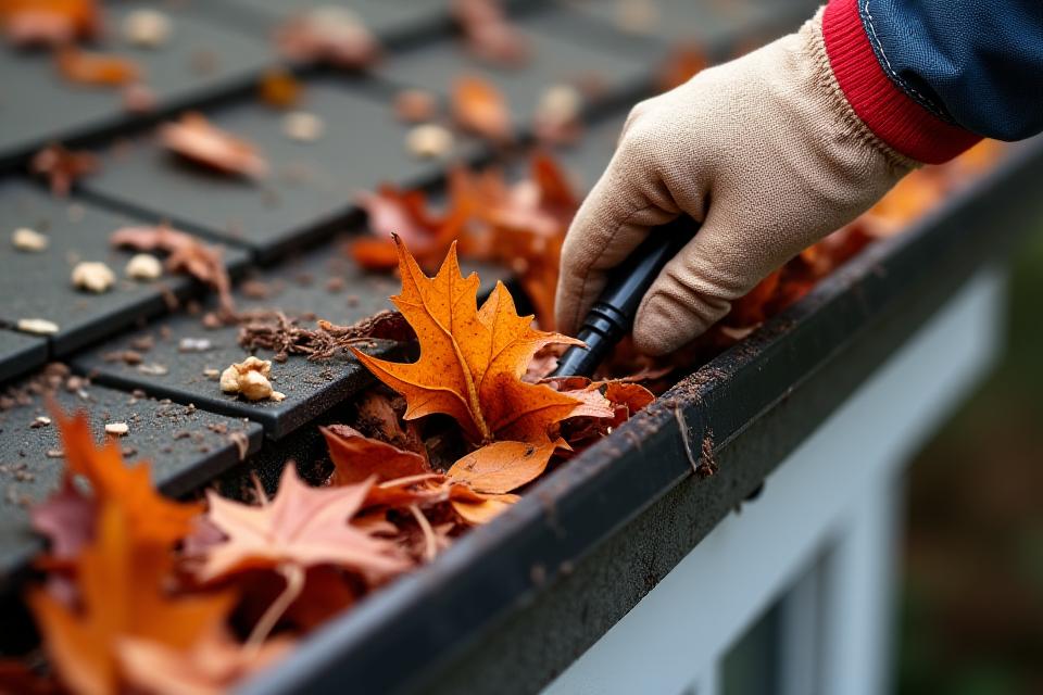 Professionelle Dachrinnenreinigung und Herbstwartung